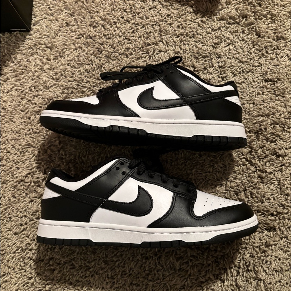 Nike Dunk Low Pandas. Never Worn Size 9.5.